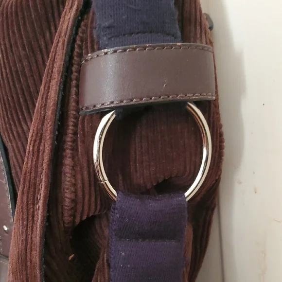 Barneys New York Brown Messenger Bag Classic Design